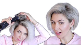 Voluminous Hair Styling In 5 minutes At Home  Best Hair Styling Tutorial Eva Lorman [upl. by Haliled]