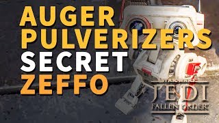 Auger Pulverizers Secret Location Zeffo Star Wars Jedi Fallen Order [upl. by O'Malley]