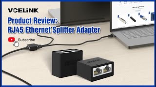 Product Review RJ45 Ethernet Splitter Adapter  VCELINK [upl. by Peck]