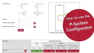 Lamello Tutorial for the PSystem Configurator  Find the right connector for your application [upl. by Atis109]