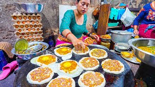 NEPALI STREET FOODS Across Kathmandu NEWARI Bara Village CURRY MOMO and More in Nepal [upl. by Henryson61]