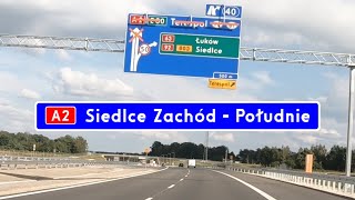 A2 Siedlce Zachód  Południe  Zachód ●2024● [upl. by Evatsug]