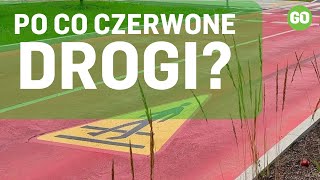 W Olsztynie pomalowano ulice na czerwono  Skąd taki pomysł [upl. by Lemon]