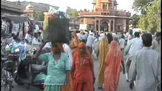 Jodhpur Fort and Thriving Market Place India [upl. by Mikaela875]