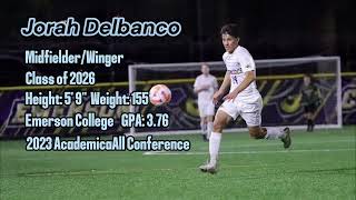 Jorah Delbanco 2023 College Soccer Highlights [upl. by Svirad]