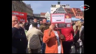 1 Mai Zwickau Volk verjagt Heiko Maas [upl. by Bala]