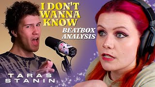 Vocal Coach Analysis of VIRAL BEATBOX STAR Taras Stanin The Weeknd Cover [upl. by Bearce]