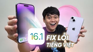 ĐÃ CÓ iOS 161 FIX LỖI GÕ TIẾNG VIỆT SIÊU KHÓ CHỊU [upl. by Nauqaj]