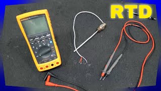 RTD Resistance Measurement using Multimeter  Resistance Temperature Detector [upl. by Ruthann]