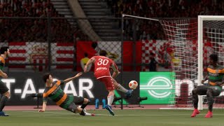 FIFA 21Monaco FRA v VENEZIAEUROPA LEAGUEQUARTI DI FINALE  ANDATAS04106 [upl. by Sucramd]