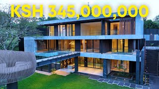 Inside Ksh345000000 5Bedroom luxurious mansion housetour in Kitisuru Nairobi lifestyle [upl. by Gosser]