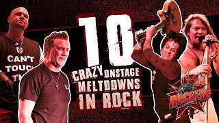 10 Crazy Onstage Meltdowns In Rock  Rocked [upl. by Elsworth]