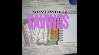 NOVEMBER SAVINGS I LOW INCOME I SINGLE INCOME [upl. by Diva805]