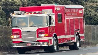 EXTREMELY RARE Ventura City Fire Department Hazmat 6  HM6  Clearing from a Methane Gas Spill [upl. by Jereme460]