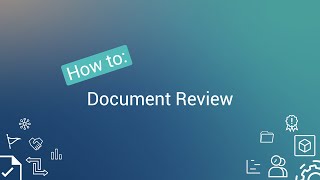 Omega 365 How to Document Review [upl. by Oliy991]