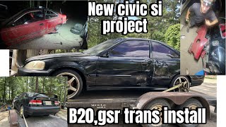 New civic si project import face off car meet [upl. by Jaella668]