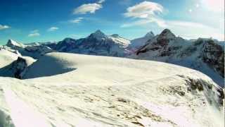 Longest Sled Run Faulhorn  Grindelwald Längste Schlittenbahn und Rodel Bahn der Welt [upl. by Lamonica]