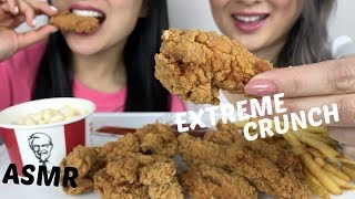 EXTREME CRUNCH ASMR NO Talking  KFC HOT WINGS  NE Lets Eat amp SAS ASMR [upl. by Albers]