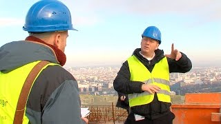 Neuer HenningerTurm in Frankfurt Rohbau fast fertiggestellt [upl. by Eintirb]