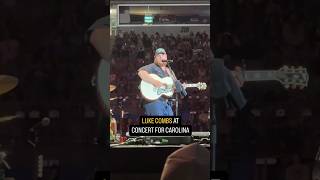 Luke Combs at Concert for Carolina lukecombs country countrymusic [upl. by Keligot]