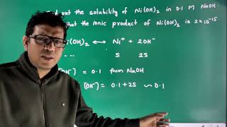 Find out the solubility of NiOH2 in 01M NaOH Given that the ionic product of NiOH2 is 2 × [upl. by Hymen489]