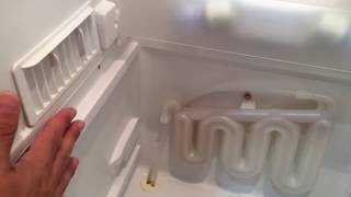 How To Unclog a refrigerator drain line on frozen over Kitchenaid Maytag or Whirlpool [upl. by Winchester395]