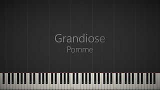 Grandiose  Pomme  Piano Cover  Synthesia Piano Tutorial [upl. by Behah]