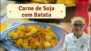 Deliciosa Carne de Soja com batata [upl. by Sharline594]