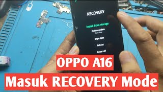 OPPO A16 Stuck Recovery Mode and reboot Problem [upl. by Xavler753]