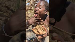 Ohh 😯 thats Awesome Very Sweet 😋 Lunchtime‼️ hadzabe tribe Enjoying eating Food [upl. by Anotyal]