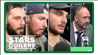 StarsOilers Game 5 postgame interviews  Tyler Seguin Matt Duchene Wyatt Johnston Peter DeBoer [upl. by Hernando]