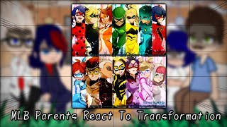 MLB Parents React To Transformations  Gacha Club  Gacha React [upl. by Aicilif]