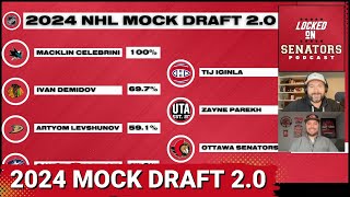 2024 NHL Fan Mock Draft Part 1  Draft Rankings 4139 [upl. by Richardo]