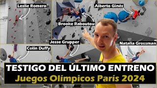 PRESENCIO el ÚLTIMO ENTRENO del TEAM USA ft Alberto Ginés y Leslie Romero  Olimpiadas 2024 [upl. by Harad]