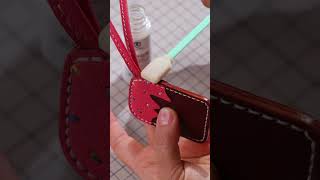 Handmade Leather Accessories  Immersive Making of Bag Charms handmade diy leathercraft [upl. by Eseilenna]