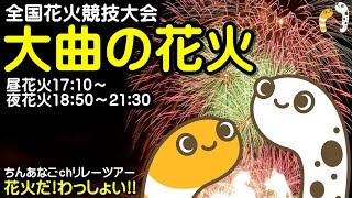 大曲の花火 全国花火競技大会 夜花火1850～2130 ディズニースペシャルドローンショー マジック・イン・ジ・エア 18000発 ライブ配信【ちんあなご】 [upl. by Cung]