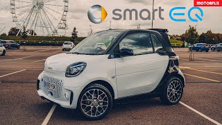 Is the 2020 Smart EQ ForTwo Convertible the Perfect Little Electric City Car Runaround 4K Review [upl. by Letsirk]