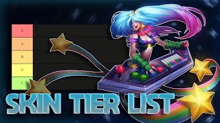 TIER LIST DAS SKINS DA SONA MUITA MÚSICA [upl. by Celia]