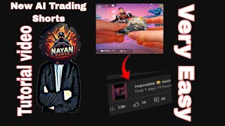 New AI Trading Shorts Editing Tutorial  Free Fire Tranding Shorts Editing Tutorial  viralvideo [upl. by Marasco]