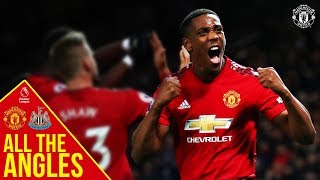 All the Angles  Anthony Martial v Newcastle United  Premier League [upl. by Bastian]