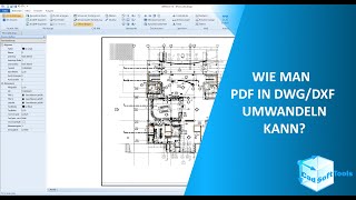 Wie man PDF in DWG und DXF umwandeln kann DEUTSCH [upl. by Jonathon146]