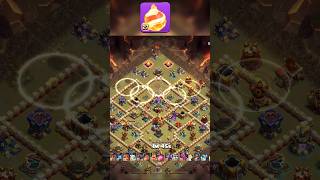 Epic Warden Fireball Clutch WITH MASS LOON 😱clashofclans coc cocshorts [upl. by Bohun]