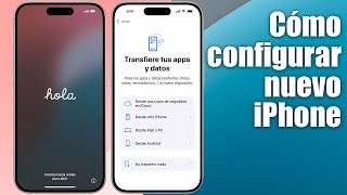 Cómo configurar tu nuevo iPhone [upl. by Ahsiuqat]