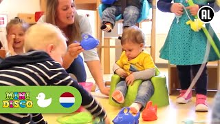 VIER KLEINE VISJES  Kinderliedjes  Kinderdagverblijf  Minidisco [upl. by Enairda]