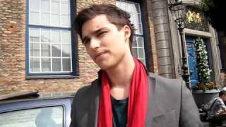 Sweden 2011 Interview with Eric Saade and Popular slow [upl. by Lienahs]