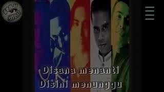 uks  Disana menanti disini menunggu backing track Solo gitar [upl. by Kcirrez]