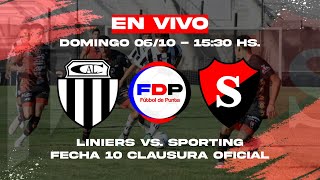 ⚽ LINIERS vs SPORTING  EN VIVO 🔴 FECHA 10 CLAUSURA 2024 LIGA DEL SUR [upl. by Orthman]