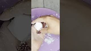 Nieve falsa lizac slime tutorial lizac navidad nievefalsa nieve somosmundo manualidades [upl. by Lleral530]