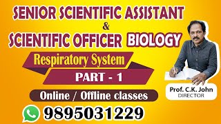 SENIOR SCIENTIFIC ASSISTANT  SCIENTIFIC OFFICER BIOLOGY [upl. by Aidan]