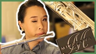 Miyazawa 602 Full Brögger System ft MX1 amp MX2 headjoints Flute Center [upl. by Eelan]